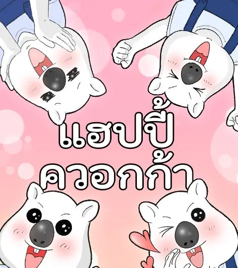 แฮปปี้ควอกก้า ปกการ์ตูน
